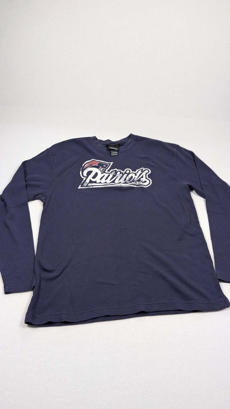 Reebok New England Patriots NFL 2010s Long Sleeve T-shirt - Navy - XL
